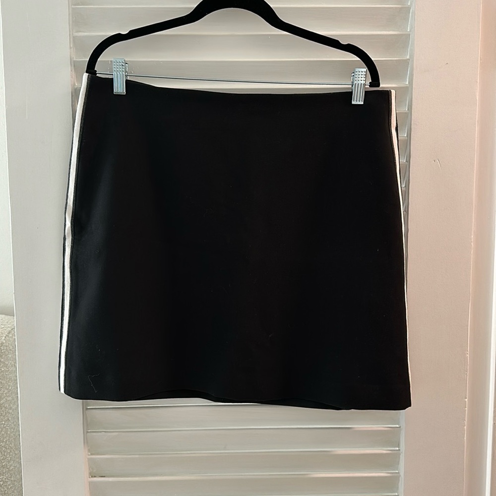 Pencil stripe skirt